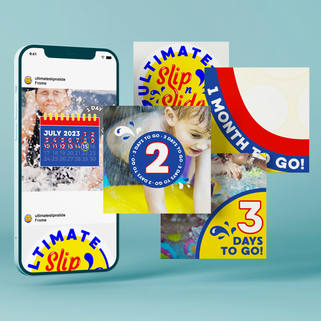 Ultimate Slip n Slide brand design on Instagram Posts
